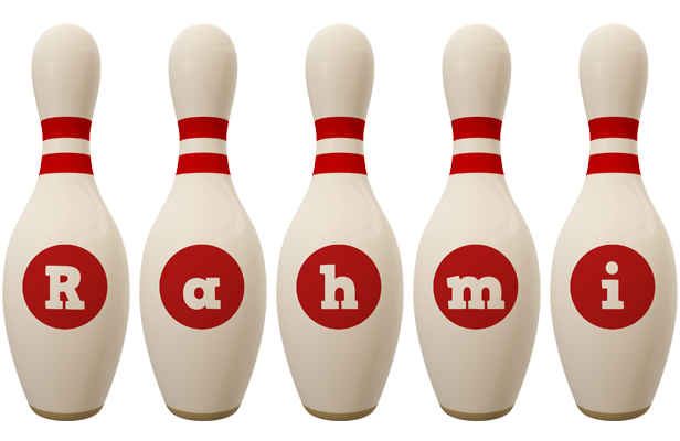 Rahmi bowling-pin logo