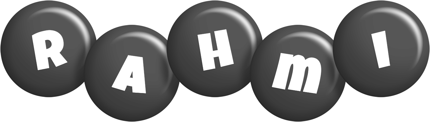 Rahmi candy-black logo