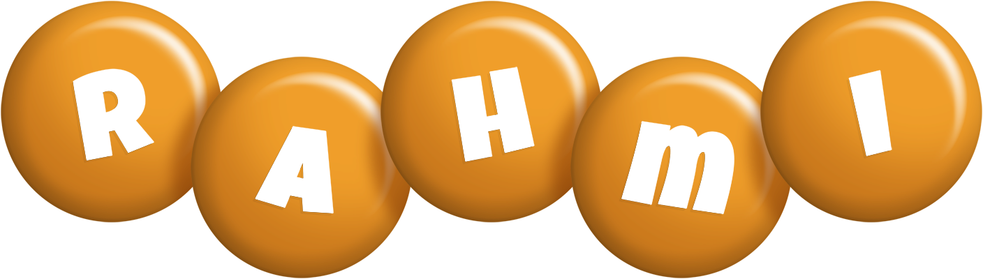 Rahmi candy-orange logo