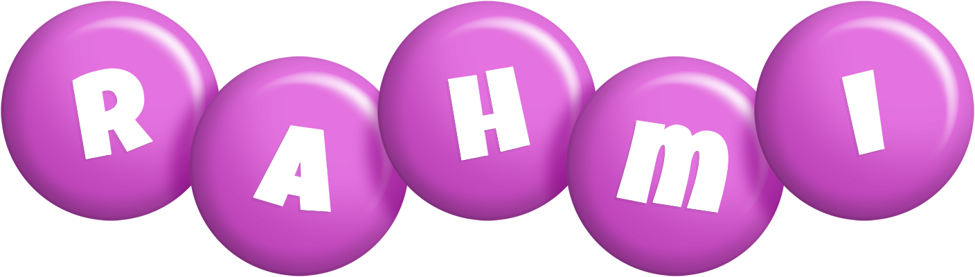 Rahmi candy-purple logo
