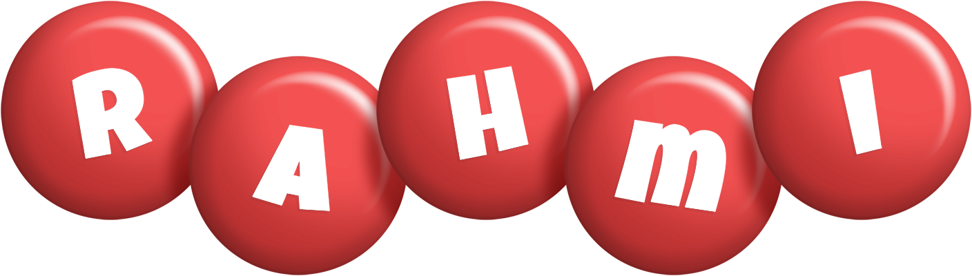 Rahmi candy-red logo