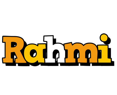 Rahmi cartoon logo