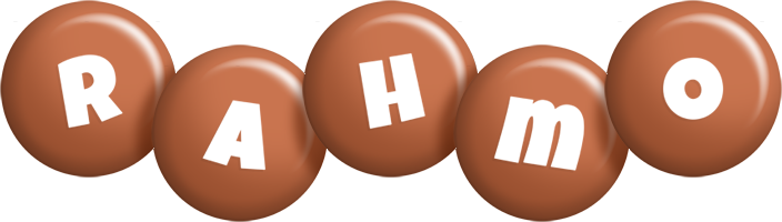 Rahmo candy-brown logo