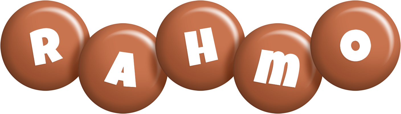 Rahmo candy-brown logo