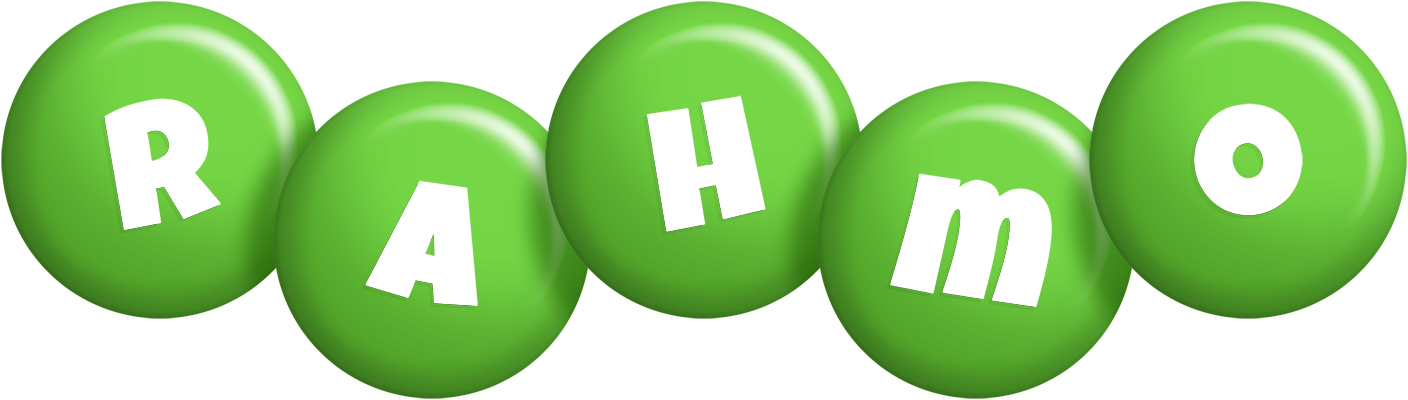 Rahmo candy-green logo