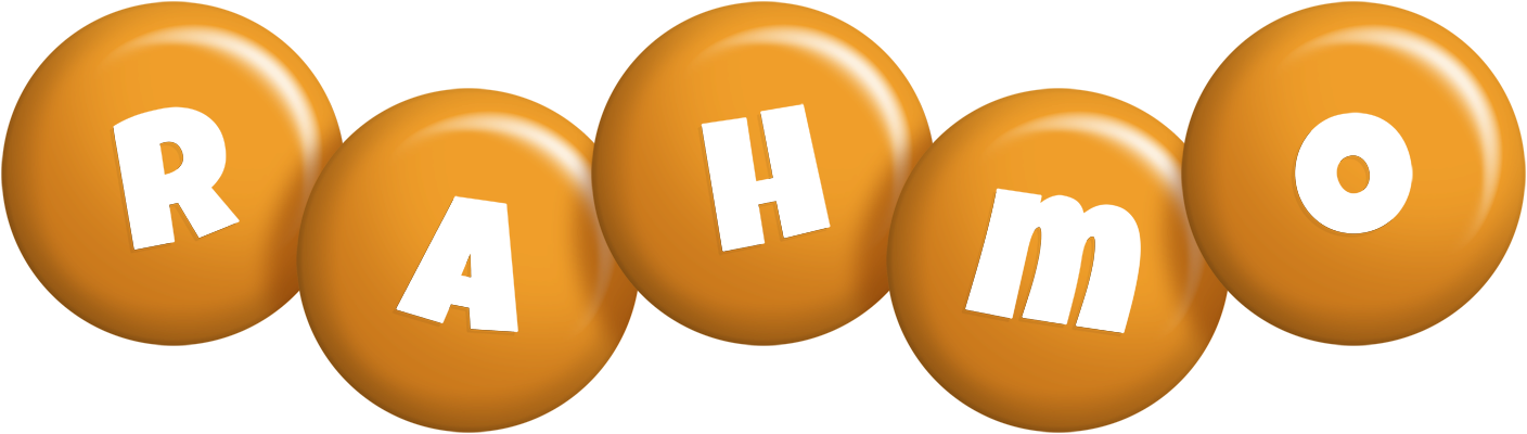 Rahmo candy-orange logo
