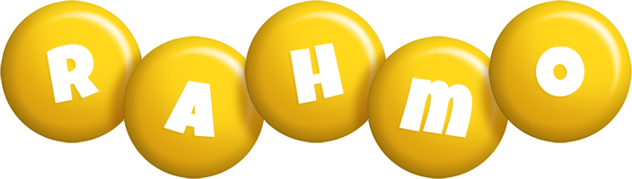 Rahmo candy-yellow logo