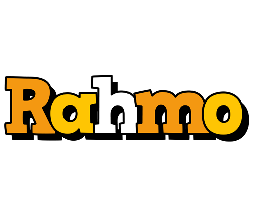 Rahmo cartoon logo