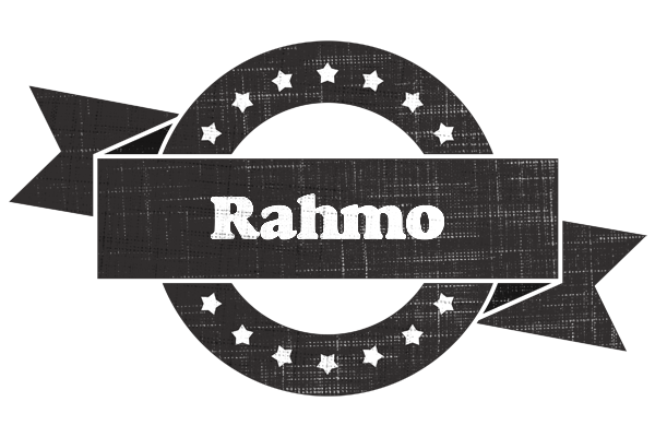 Rahmo grunge logo