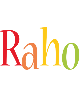 Raho birthday logo