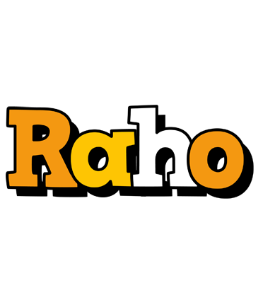 Raho cartoon logo