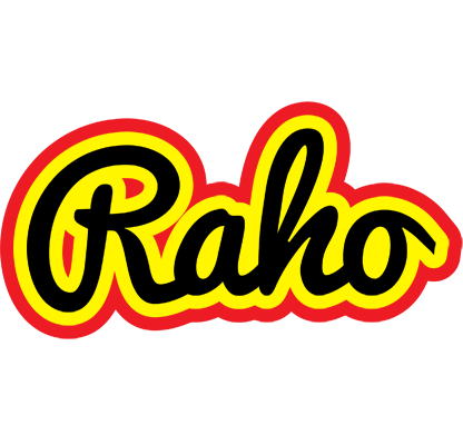 Raho flaming logo
