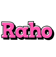 Raho girlish logo