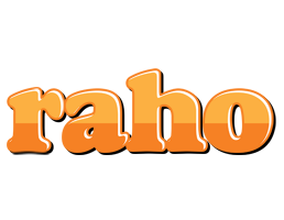 Raho orange logo