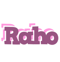 Raho relaxing logo