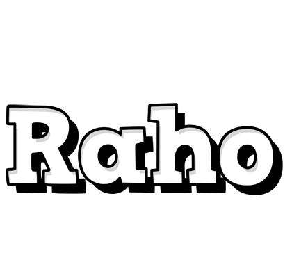 Raho snowing logo