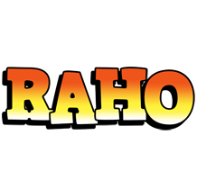 Raho sunset logo