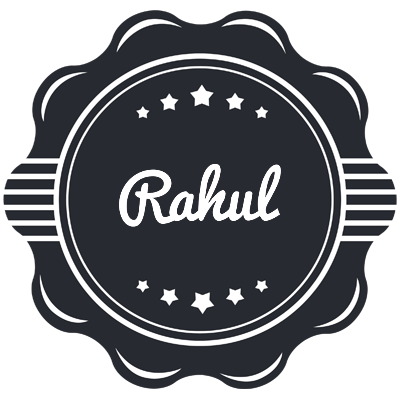 Rahul badge logo