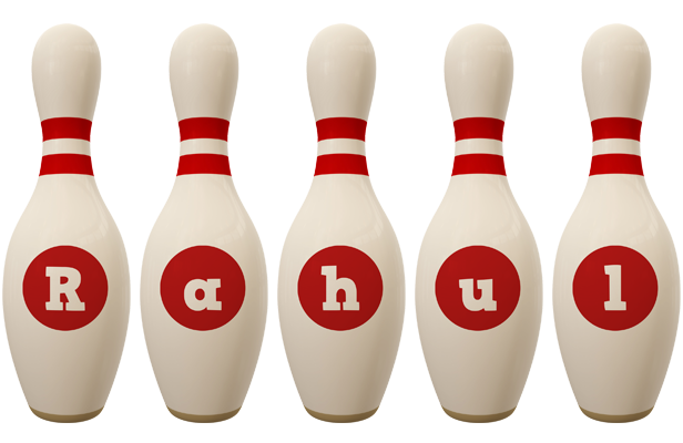 Rahul bowling-pin logo