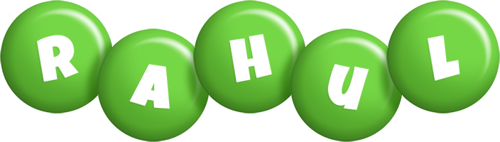 Rahul candy-green logo