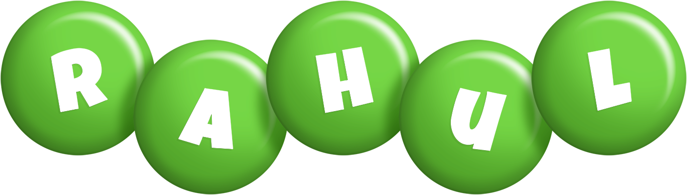 Rahul candy-green logo