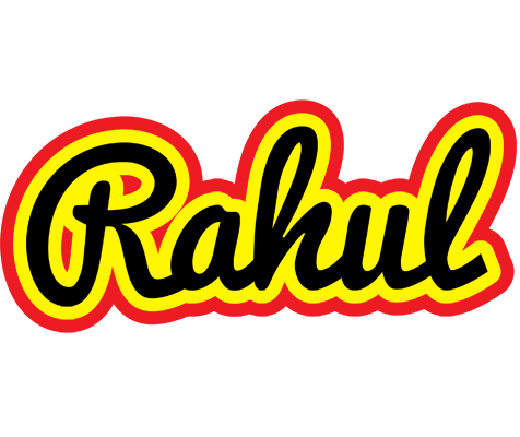 Rahul flaming logo