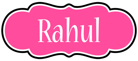 Rahul invitation logo