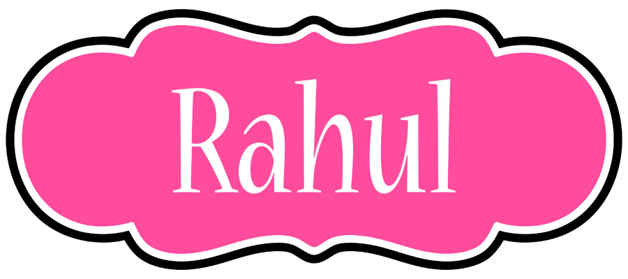 Rahul invitation logo