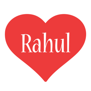 Rahul love logo