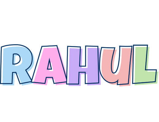 Rahul pastel logo
