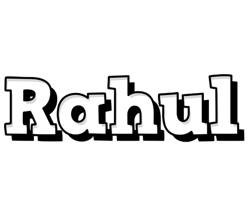 Rahul snowing logo