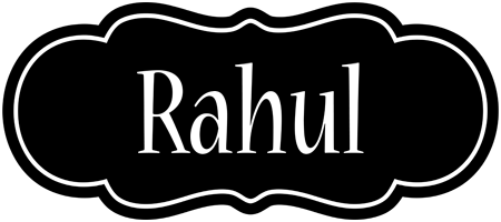 Rahul welcome logo