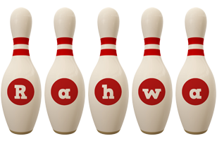 Rahwa bowling-pin logo