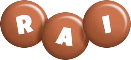 Rai candy-brown logo