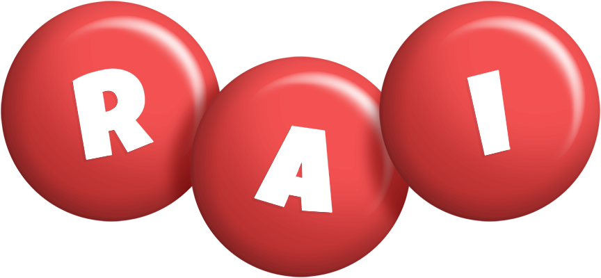 Rai candy-red logo
