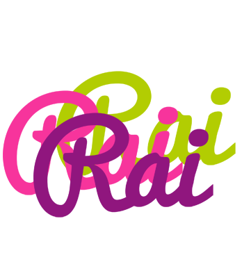 Rai flowers logo