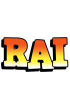 Rai sunset logo