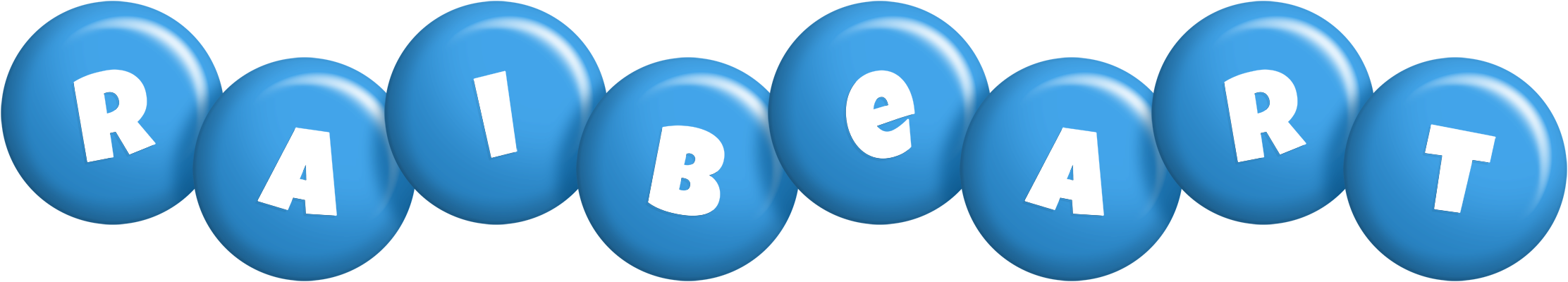 Raibeart candy-blue logo