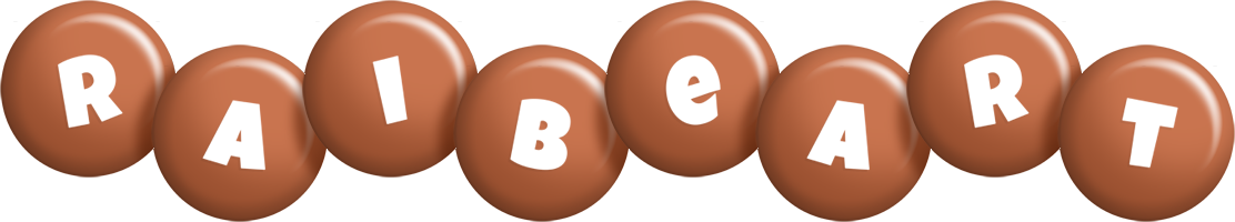 Raibeart candy-brown logo