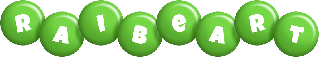 Raibeart candy-green logo