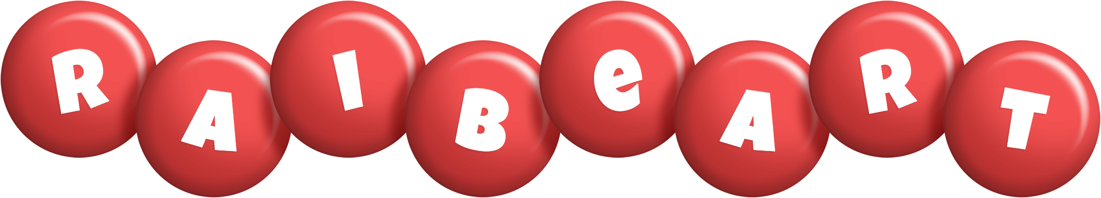 Raibeart candy-red logo