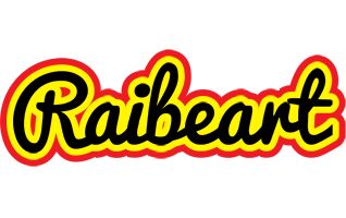 Raibeart flaming logo