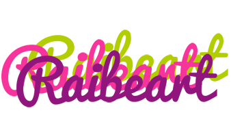 Raibeart flowers logo