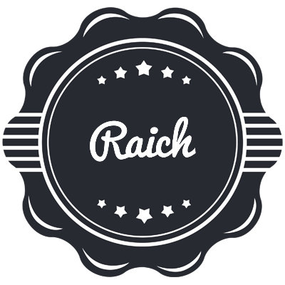 Raich badge logo