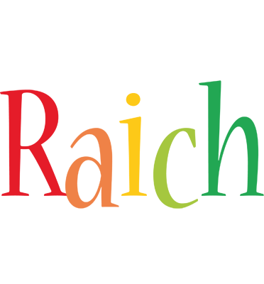 Raich birthday logo