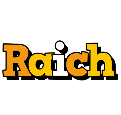 Raich cartoon logo