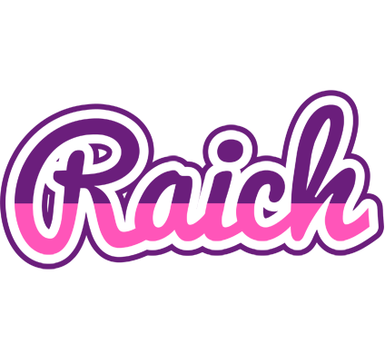 Raich cheerful logo