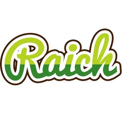 Raich golfing logo