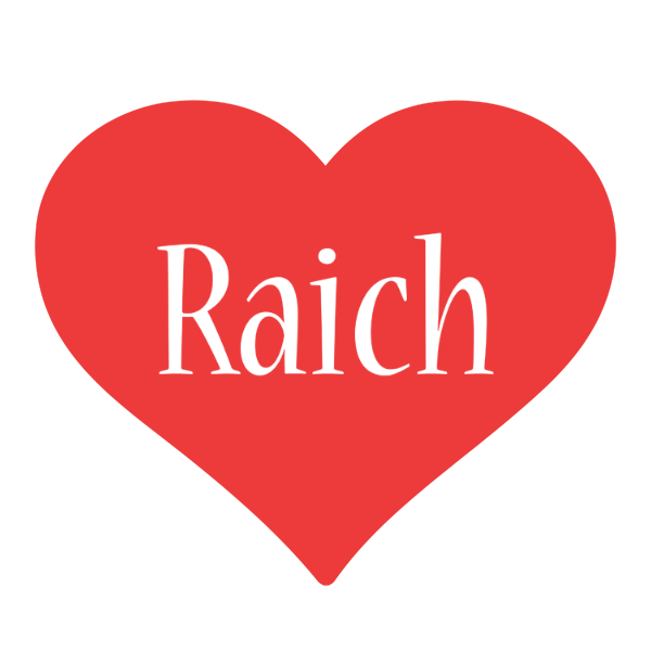 Raich love logo