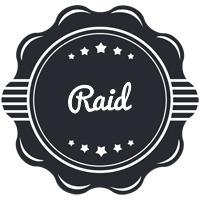 Raid badge logo